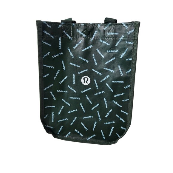 Lululemon Green Reusable Tote Bag With Snap Closure & Recycled Materials - Picture 1 of 5
